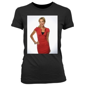 Arielle Kebbel Women's Junior Cut Crewneck T-Shirt