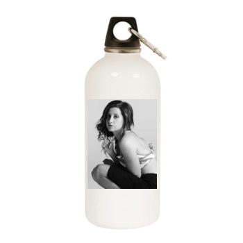 Ashley Tisdale White Water Bottle With Carabiner