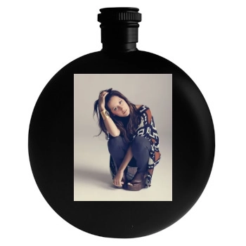 Ashley Tisdale Round Flask