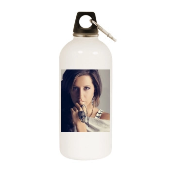 Ashley Tisdale White Water Bottle With Carabiner