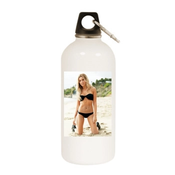 Ashley Tisdale White Water Bottle With Carabiner