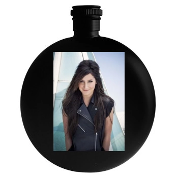 Ashley Tisdale Round Flask