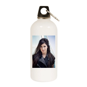 Ashley Tisdale White Water Bottle With Carabiner