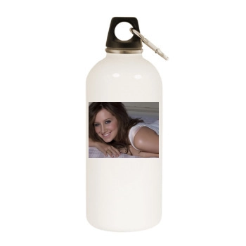 Ashley Tisdale White Water Bottle With Carabiner