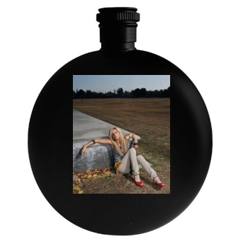 Ashley Tisdale Round Flask