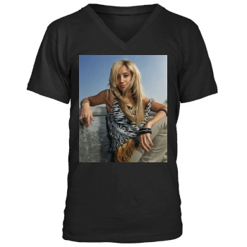 Ashley Tisdale Men's V-Neck T-Shirt