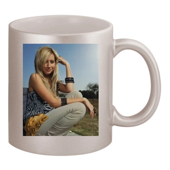 Ashley Tisdale 11oz Metallic Silver Mug