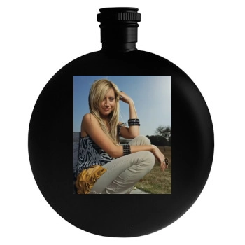 Ashley Tisdale Round Flask