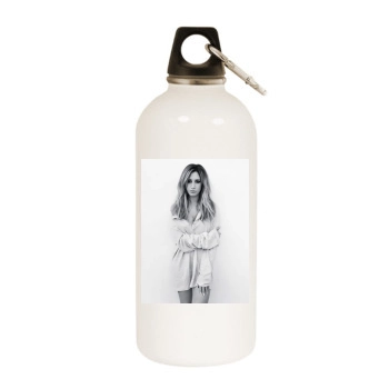 Ashley Tisdale White Water Bottle With Carabiner