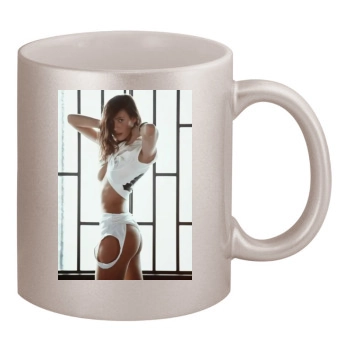 Alejandra Guilmant 11oz Metallic Silver Mug