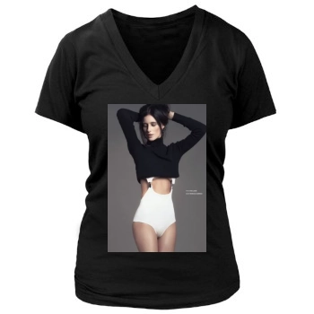 Alejandra Guilmant Women's Deep V-Neck TShirt