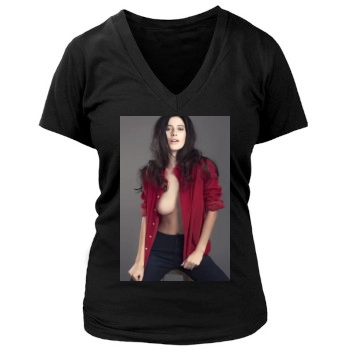 Alejandra Guilmant Women's Deep V-Neck TShirt