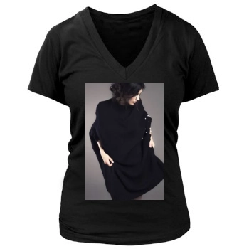 Alejandra Guilmant Women's Deep V-Neck TShirt