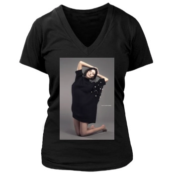 Alejandra Guilmant Women's Deep V-Neck TShirt