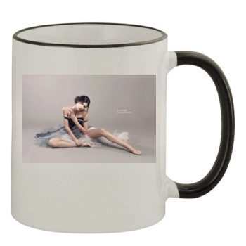 Alejandra Guilmant 11oz Colored Rim & Handle Mug