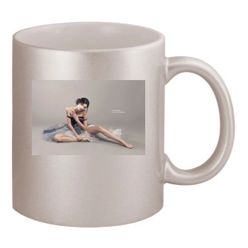 Alejandra Guilmant 11oz Metallic Silver Mug