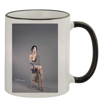 Alejandra Guilmant 11oz Colored Rim & Handle Mug