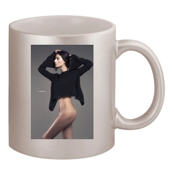 Alejandra Guilmant 11oz Metallic Silver Mug