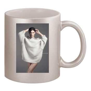 Alejandra Guilmant 11oz Metallic Silver Mug