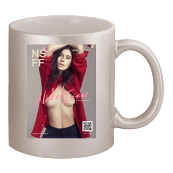 Alejandra Guilmant 11oz Metallic Silver Mug