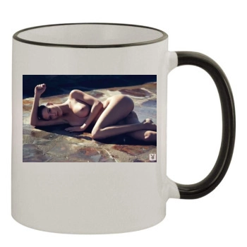 Alejandra Guilmant 11oz Colored Rim & Handle Mug