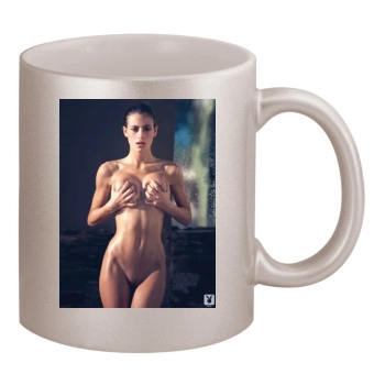 Alejandra Guilmant 11oz Metallic Silver Mug