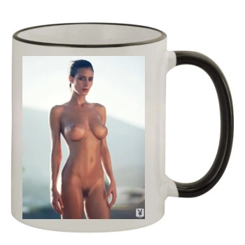 Alejandra Guilmant 11oz Colored Rim & Handle Mug