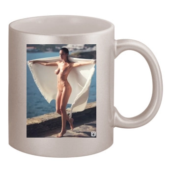 Alejandra Guilmant 11oz Metallic Silver Mug