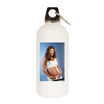 Ali Landry White Water Bottle With Carabiner