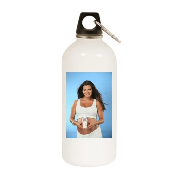 Ali Landry White Water Bottle With Carabiner