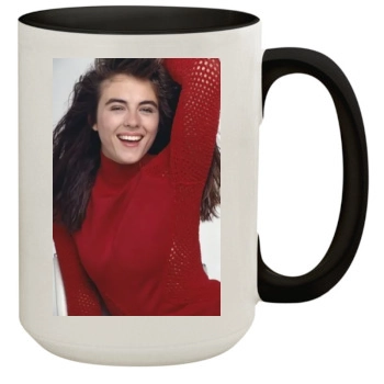 Elizabeth Hurley 15oz Colored Inner & Handle Mug