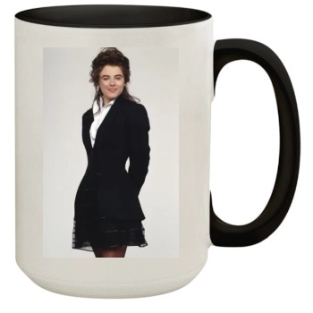 Elizabeth Hurley 15oz Colored Inner & Handle Mug