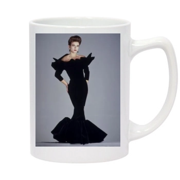 Elizabeth Hurley 14oz White Statesman Mug