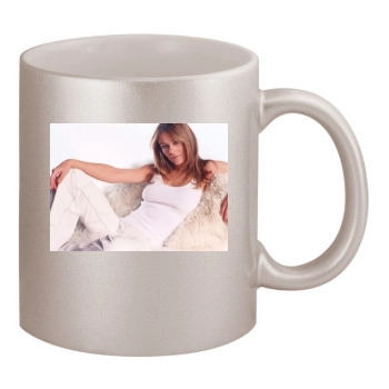 Elizabeth Hurley 11oz Metallic Silver Mug