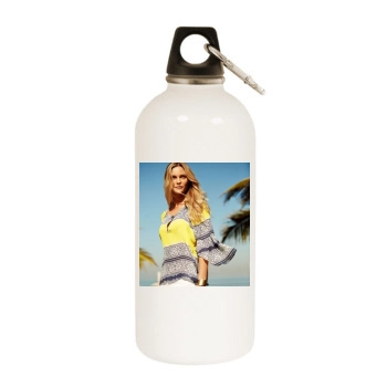 Fabiana Semprebom White Water Bottle With Carabiner