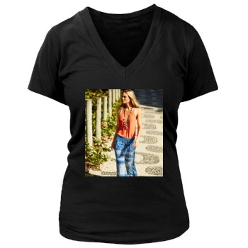 Fabiana Semprebom Women's Deep V-Neck TShirt