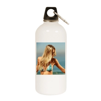 Fabiana Semprebom White Water Bottle With Carabiner