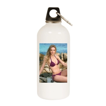 Fabiana Semprebom White Water Bottle With Carabiner