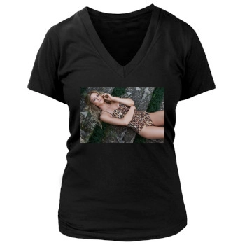 Fabiana Semprebom Women's Deep V-Neck TShirt