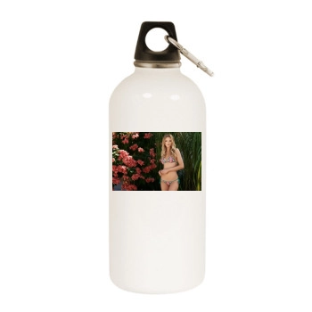 Fabiana Semprebom White Water Bottle With Carabiner