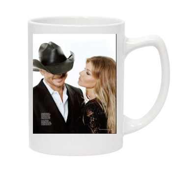 Faith Hill 14oz White Statesman Mug