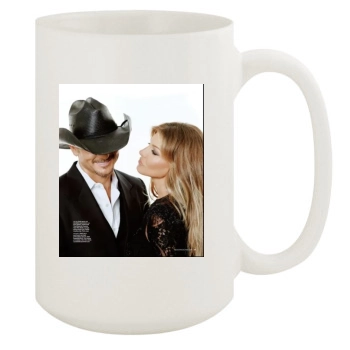 Faith Hill 15oz White Mug