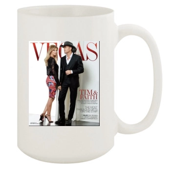 Faith Hill 15oz White Mug