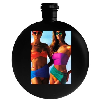 Famke Janssen Round Flask