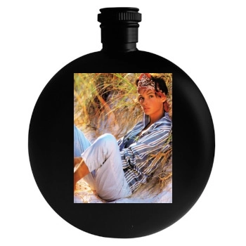 Famke Janssen Round Flask