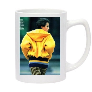 Famke Janssen 14oz White Statesman Mug