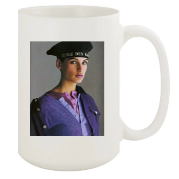 Famke Janssen 15oz White Mug