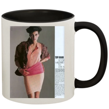 Famke Janssen 11oz Colored Inner & Handle Mug