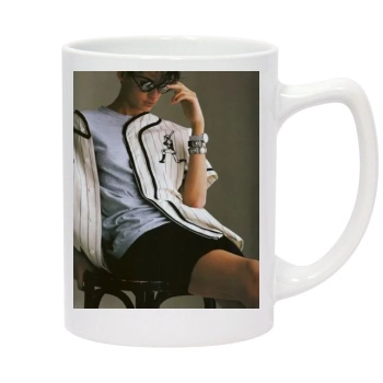 Famke Janssen 14oz White Statesman Mug