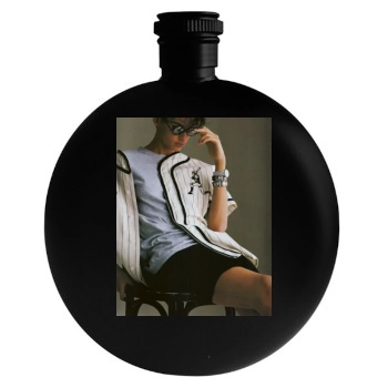 Famke Janssen Round Flask